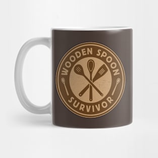 Wooden Spoon Survivor - Childhood Punishment Humor Mug